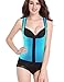 Lelinta Zip Hot Sweat Shaper Waist Trainer Two Sides Are Wearable Body Shaper Bustier Corset Zipper