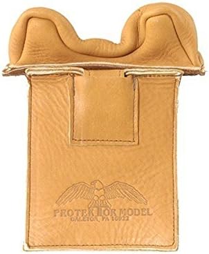 Protektor Owl Ear Front Blind and Window Shooting Rest Bag Leather Tan Unfilled