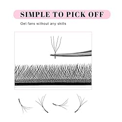 TDANCE W Eyelash Extensions 4D Premade Fans W