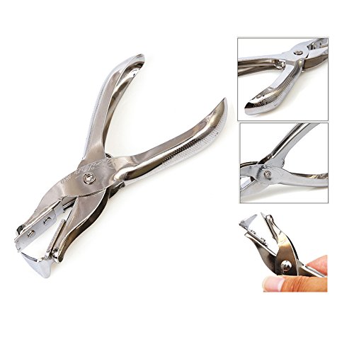 Hand Punch 1 Hole 1/4 Inch Punch 10 Sheets Office Tools, Circle - Thumbnail 3