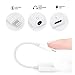 Lightning Adapter Headphone Jack Dongle for iPhone 7/7Plus 8/8Plus iPhone X 10 iPod/iPad.Converter Earphone to 3.5mm Adaptor Accessories Cable Music and Charger Volume Control Compatible iOS11 or Late