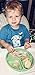 Divided Toddler Silicone Stacking Plates- Unbreakable Kid Dishes-Reusable-Microwave Set-Easy to Clean Dishwasher Safe-FDA Food Grade for Babies to Teens-Snacks Approved