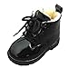 AMA(TM) Toddler Baby Girls Boys Leather Flat Pumps Snow Ankle Boots Shoes