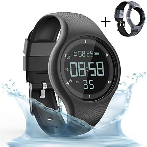 synwee Sports Fitness Tracker Watch,IP68 Waterproof, Non-Bluetooth, with Pedometer/Vibration Alarm Clock/Timer,for Kid Children Teen Boys Girls Women