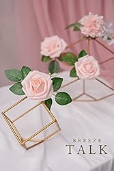 Breeze Talk Artificial Flowers Blush Roses 25pcs