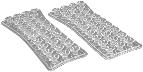 2 Suction Cup Bottle Holders - Sticks to Shower Wall, Fridge, Window or Car.