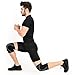 Mava Sports Knee Compression Sleeve Support with Adjustable Strap for Men and Women - Perfect for Joint Pain, Weightlifting, Running, Gym Workout, Squats and Arthritis Relief (Black, XL)