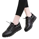 Women's Outdoor PU Leather Athletic Shoes Lace Up