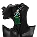 Women's Crystal Tassel Earrings Drop Fashion Earrings Thread Dangle Earrings Soriee Drop Earrings (Green)