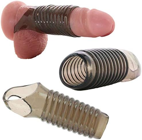 Super Ribbed Shaft Sheath Thick Enlarger Enhancer Man Power Sleeve Ball Ring ELKL722