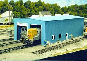 Pikestuff HO Modern 1 or 2 Stall Engine House Kit