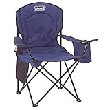 Coleman Cooler Quad Portable Camping Chair, Blue
