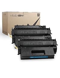 v4ink 2 Pack Nuevo tóner compatible CE505 X 05 X cartridge-black-6,900 de papel para impresoras HP LaserJet Pro 400, MFP M401 N, P2055dn Series