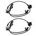 AUTEX 2PCS ABS Wheel Speed Sensor Front Left & Right ALS1465 For 2007-2012 Cadillac Escalade EXT/2007-2012 Chevrolet Avalanche Suburban 1500 Tahoe/2007-2012 GMC Yukon XL 1500