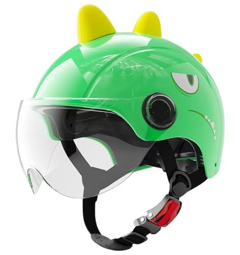 2-14 Years Old Kids 3/4 Open Face Motorcycle DOT Approved Helmets for Youth Child Toddler,Lightweight Street Dirt-Bike ATV Half Helmets for Electric Scooter Moped Vespa Go-Kart