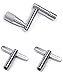YMC DK10 Steel Construction Standard Drum Keys with a Continuous Motion Speed Drum Key- Pack of 3