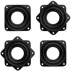 4 Pcs 3 Inch Square Rotating Bearing Plate, 150lbs