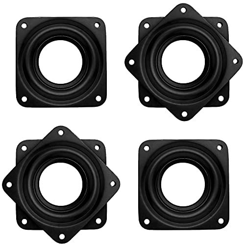 4 Pcs 3 Inch Square Rotating Bearing Plate, 150lbs