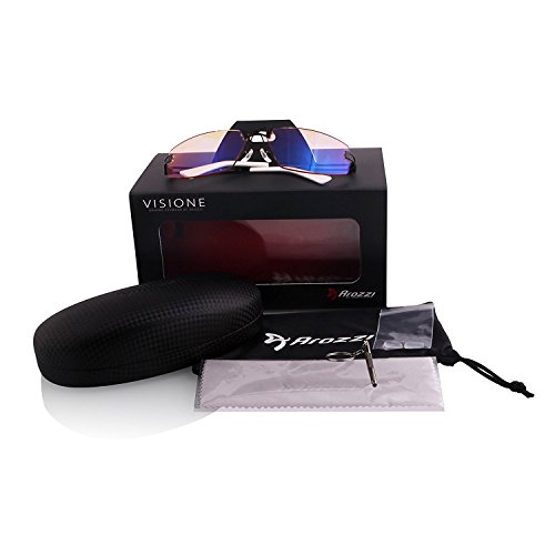 Arozzi Visione VX-600 Computer gaming glasses - Anti-glare, UV and Blue light protection, Eye strain relief, Comfortable gaming - Thumbnail 5