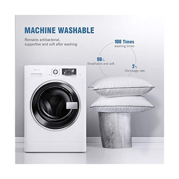 SENOSUR Bed Pillows for Sleeping 2 Pack, Queen Size Hotel Pillow, Down