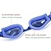 SIXBOX Swim Goggles leak free anti UV lens adjustable shoulder strap Triathlon Swimming Goggles Anti fog nose clip, Ear adult male, Female, Kids,Youth(Blue)
