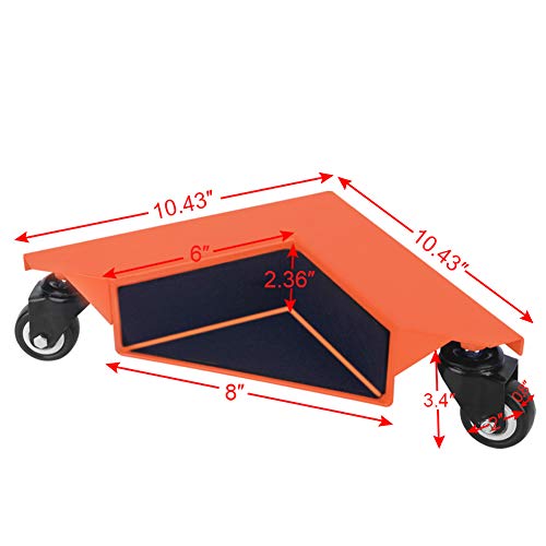 SPACEKEEPER Desk Corner Mover Dolly Furniture Dollies Roller