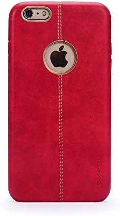 5s Case,iPhone 5S Case Slim Fit,High-grade Leather Soft Simple Cover Case for Apple iPhone5s/ 5S-Red