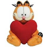 Ty Garfield Garfield Holding Heart