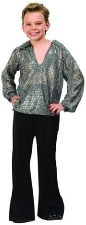 Disco Fever Child Costume Color: Silver, Size: Medium