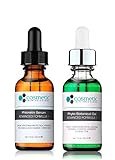 Phloretin Serum + Phyto + Botanical Gel Advanced Formula +. Prevent / Lighten & Hydrate - 2 Combo Pack - 1 fl oz / 30 ml each.