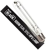 LUMII Black Dual Spectrum 600w HPS Lighting Bulb E40 Grow Tent view 4