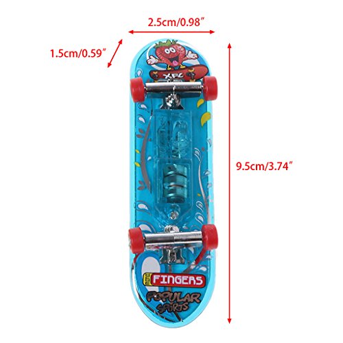 Forgun 2pcs LED Mini Skateboard Finger Board Tech Deck Kids Toy Gifts Baby Toy