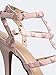 BRIDGET-74 Studded T-Strap Stiletto High Heel Sandal