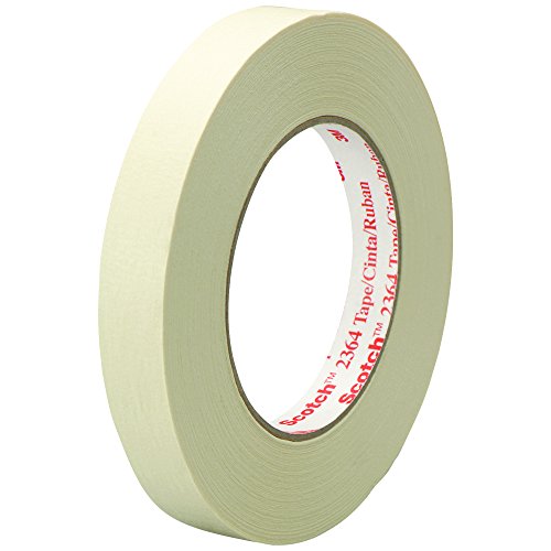3M 2364 Masking Tape, 6.5 Mil, 3/4" x 60 yds, Tan, 48/Case, 3M Stock