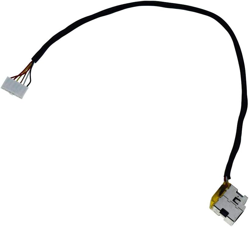 DREZUR DC_in Power Jack with Cable Harness Compatible for HP DV5 DV6 DV7-2000, DV5-1000 DV6-1000 CQ61 CQ71 G61 G71 Series Laptop 536857-001
