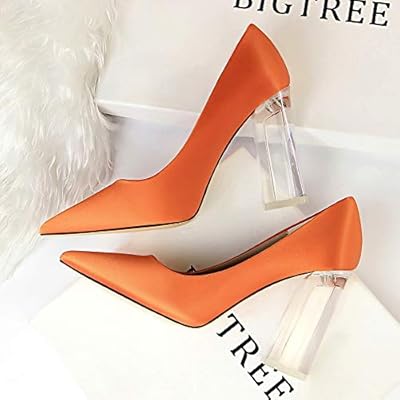 orange party shoes