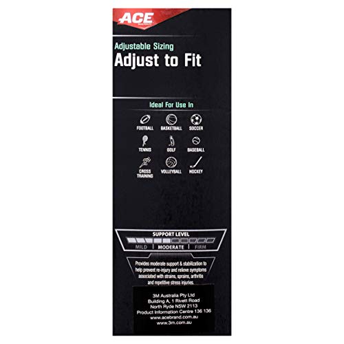 ACE 902002 Adjustable Back Brace, Stabilizing Support and Comfort