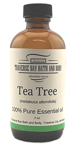 Tea Tree Essential Oil 4 oz, 100% Pure,Uncut. Soap making supplies- aromatherapy