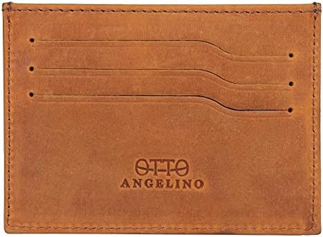 Amazon.com: JJ Leathersmith - Leather Wallet Slim - Cafe