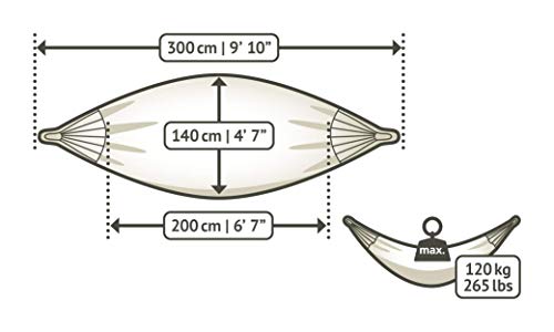 LA SIESTA - Sonrisa Lime - Klassische Einzel-Hängematte Outdoor – Bild 7