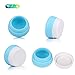 On the go! Silicone Reffiable Cream Container Case Travel Kit 0.5 OZ 15ml No leak Design (Cream box)