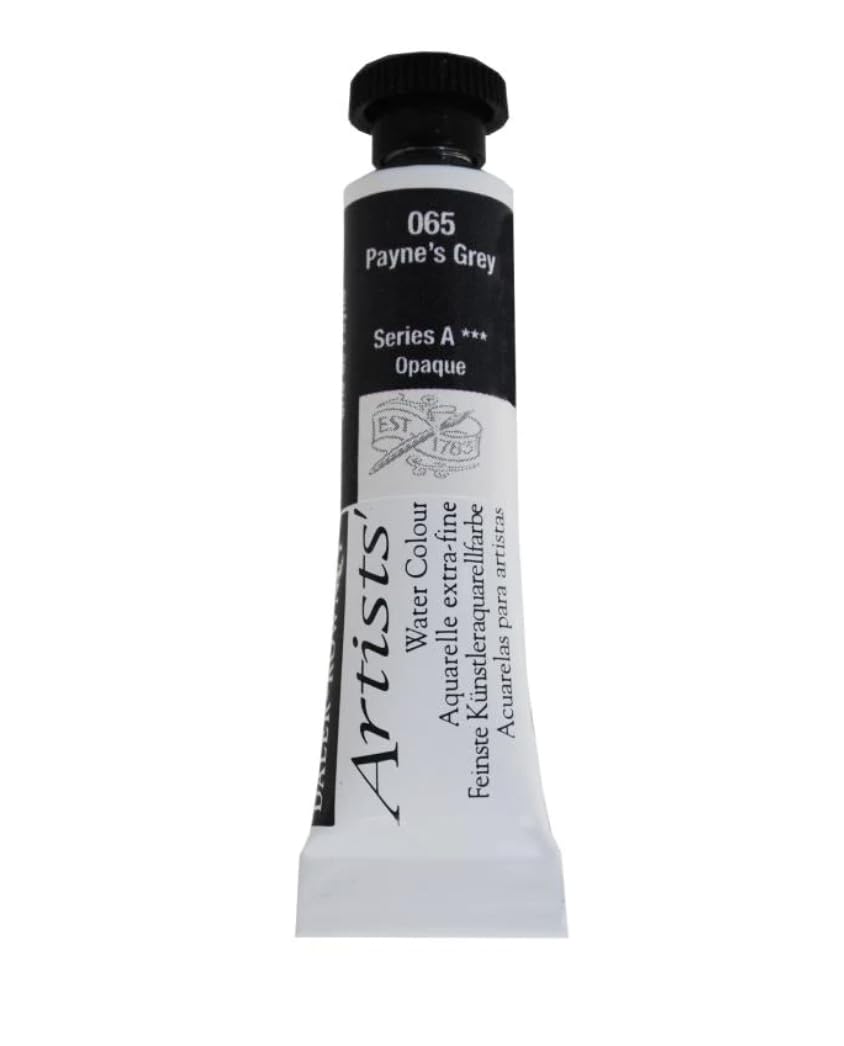 Daler-Rowney Artists Watercolour 15 ml Tube, Payne's Grey, Professional Artists