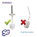 Toilet Brush Holder – Toilet Bowl Brush Set - Commercial Toilet Brush Set - Portable Toilet Bowl Brush Holder - Plastic Toilet Brush - Toilet Cleaner Brush – Toilet Bowl Brush Stand