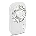 Aluan Handheld Fan Mini Fan Powerful Small Personal Portable Fan Speed Adjustable USB Rechargeable Cooling for Kids Girls Boys Woman Home Office Travel, White