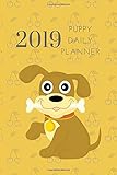 2019 Puppy Daily Planner: Small Mini Calendar To Fit Purse & Pocket; Dog Themed; Ultra Portable Monthly & Weekly Goals Journal With Quotes & Address Book; Dates From January - December 2019 by ZenWerkz