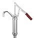ARES 71038 - Oil Barrel Pump - 2-Piece Telescoping Suction Tube Fits 15-55 Gallon Drums - Designed to Deliver Base Oil, Transmission Oil and Heavier Fluids - Removable Spout Fits Standard Garden Hoses