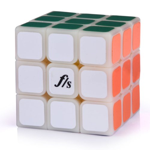 Fangshi Shuang Ren II 3x3x3 Speed Cube Puzzle Primary Color (57mm) Primary Color