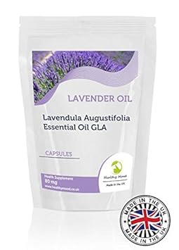 LAVENDEL ÖL Lavendula augustifolia 80mg GLA X 120 Kapseln gesund Stimmung