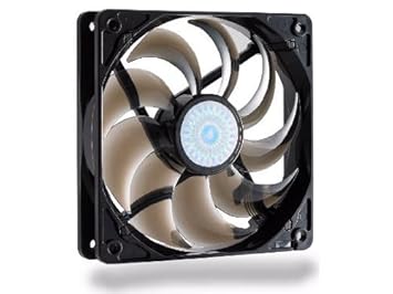 Cooler Master SickleFlow 120 - Sleeve Bearing 120mm Silent Fan for Computer Cases, CPU Coolers, and Radiators (Smoke Color)