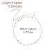 Gmhkonw 2pc Minimalist Sexy Waist Chain Beach Party Belly Chain With Bead Long Chain Women Jewelry
